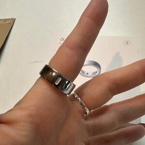 Brand new OURA ring - silver 9